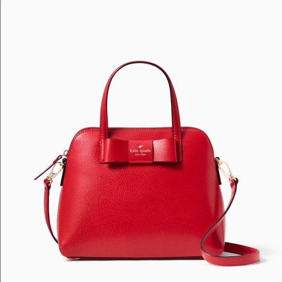 kate spade Handbags - NWOT Kate spade red bow maise bag